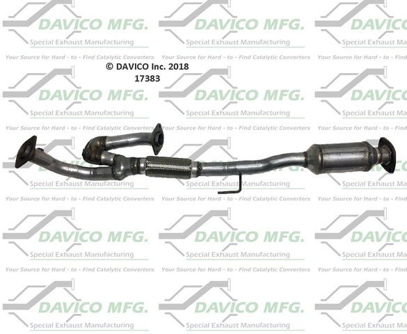 Davico Mfg Catalytic Converter P/N:17383  Catalytic Converter P/N: