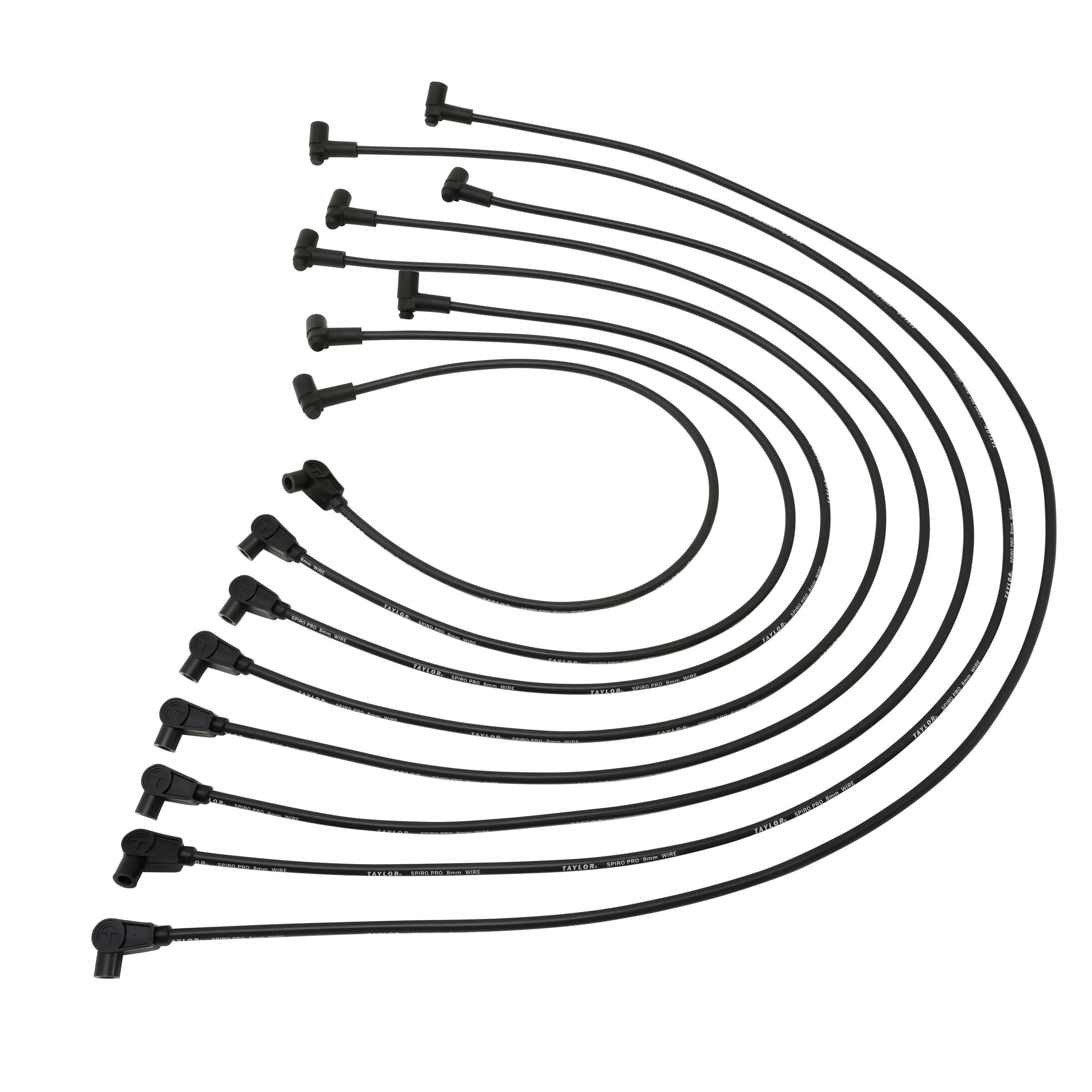 Taylor Cable 74006 8Mm Spiro-Pro Ignition Wire Set   8Mm Spiro-Pro Ignition Wire