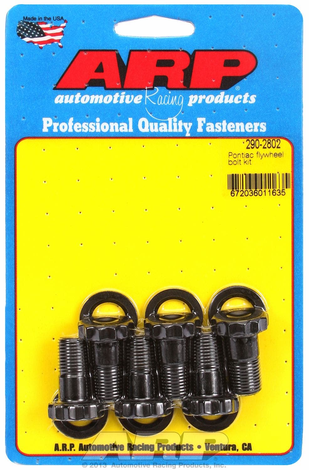 Arp 2902802 Pro Series Flywheel Bolt Kit For Select Pontiac Applications