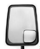 Velvac 714575 Black Mirror Head   Blind Spot Mirror  Turn Signal Indicator Color