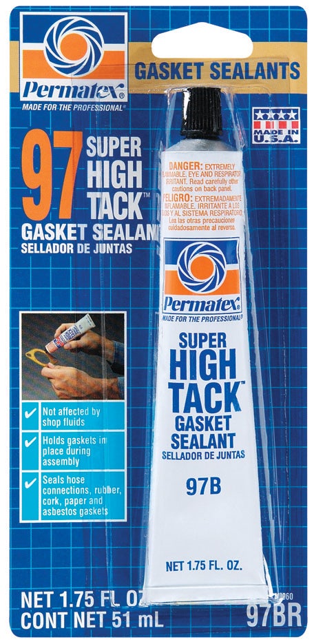 Permatex 80060 Super High Tack Gasket Sealant, 1.75 Oz   Super High Tack Gasket