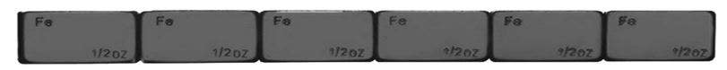 West Coast 198-373Nsb - Black New Style Wheel Weights Wc Wheel Acc  Wheel