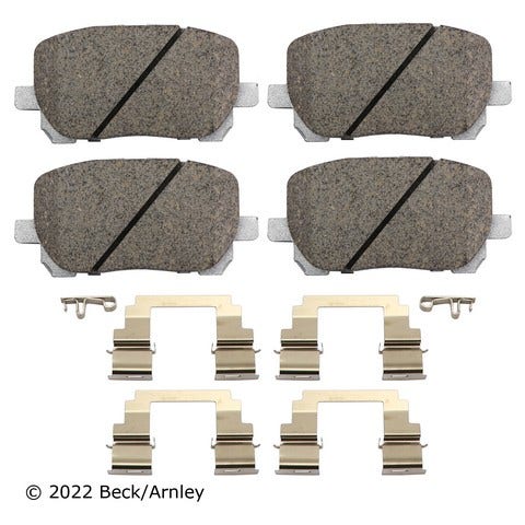 Beck/Arnley Disc Brake Pad Set P/N:085-6697  Disc Brake Pad Set P/N: