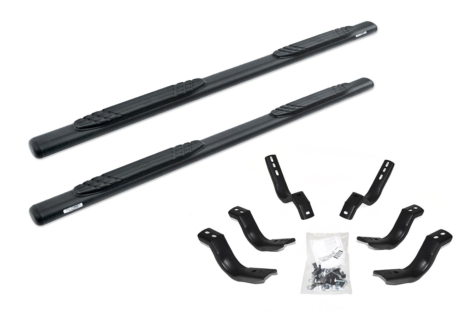 Go Rhino 104036880T  1000 Series Black Powder Coat Sidesteps & Mounting Brackets