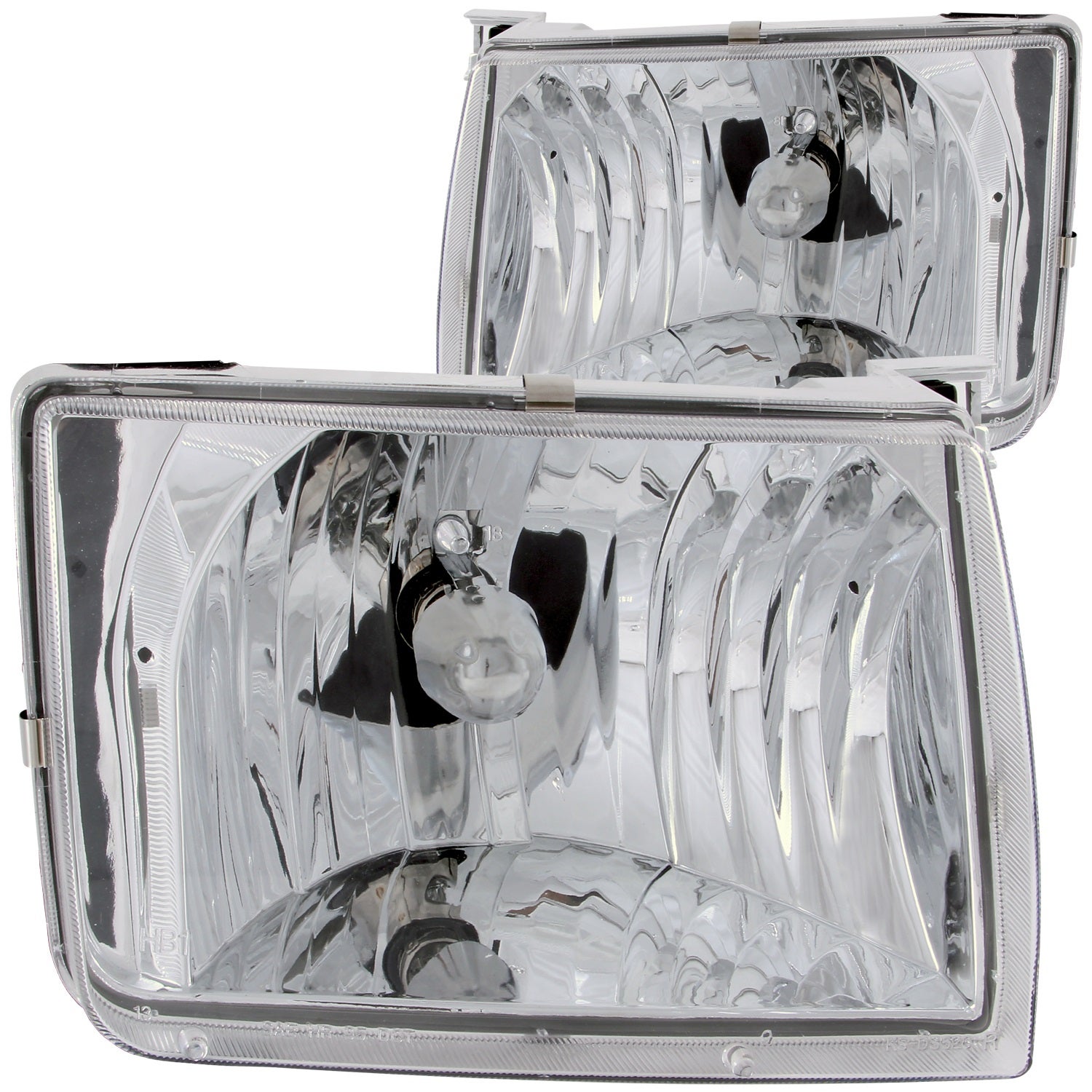Anzo Usa 111049 Crystal Headlight Set Fits 98-01 Frontier Xterra   Crystal