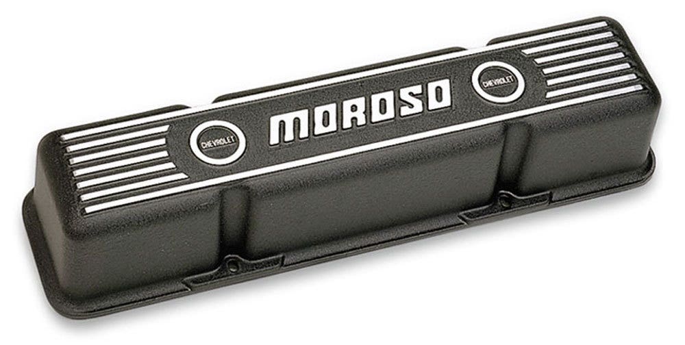 Moroso 68411 Valve Cover/Sbc/Blk W/Logo   Valve Cover/Sbc/Blk W/Logo