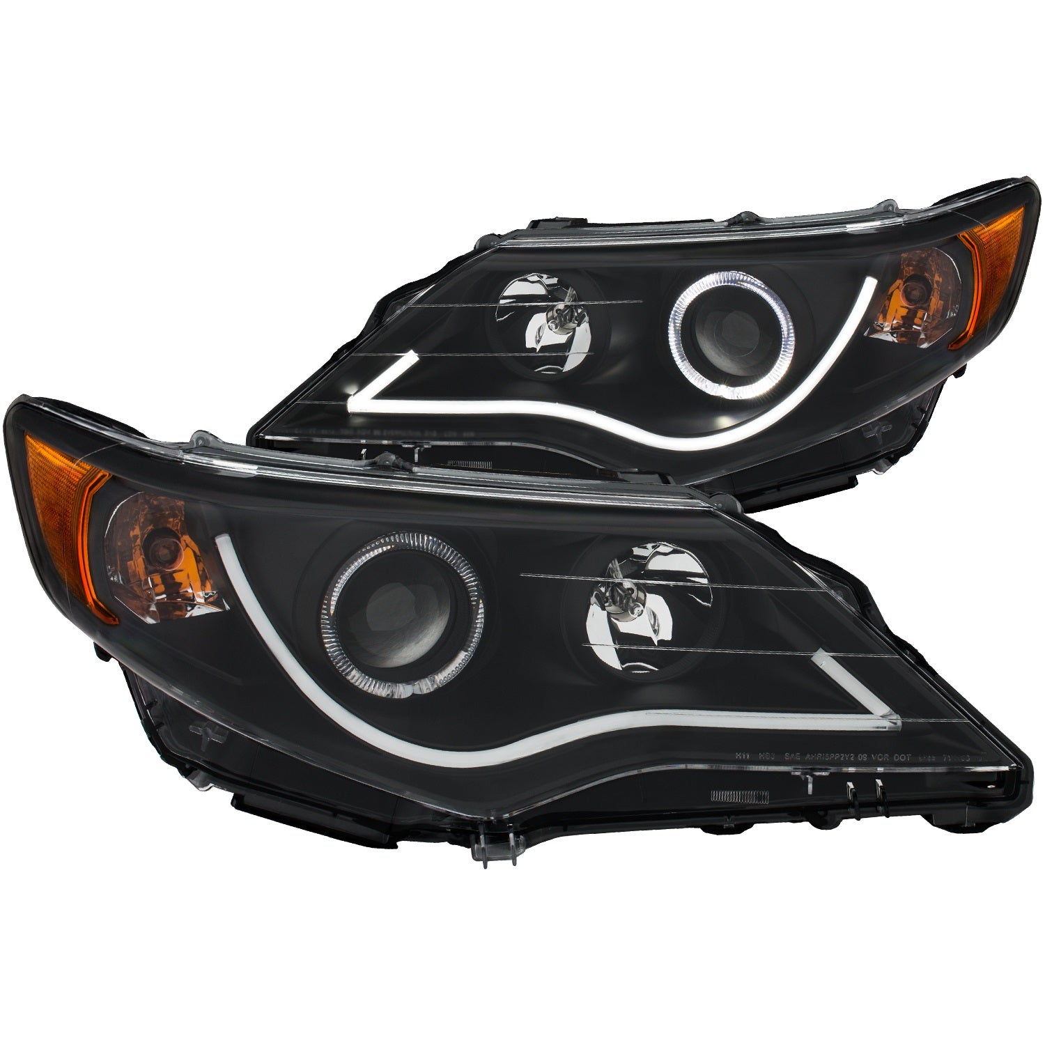 Anzo Usa 121512 Projector Headlight Set W/Halo Fits 12-13 Camry   Projector