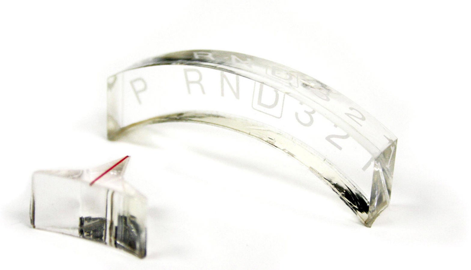 Ididit Steering 2600050010 Acrylic 4 Speed Indicator With Pointer  Steering