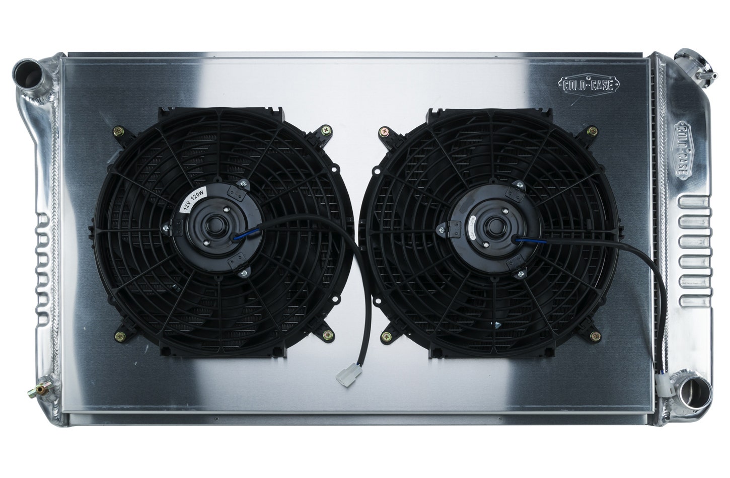 Cold Case Radiators 68-72 A-Body Radiator Mt Dual 12In Fan, Silver (Gma42k)