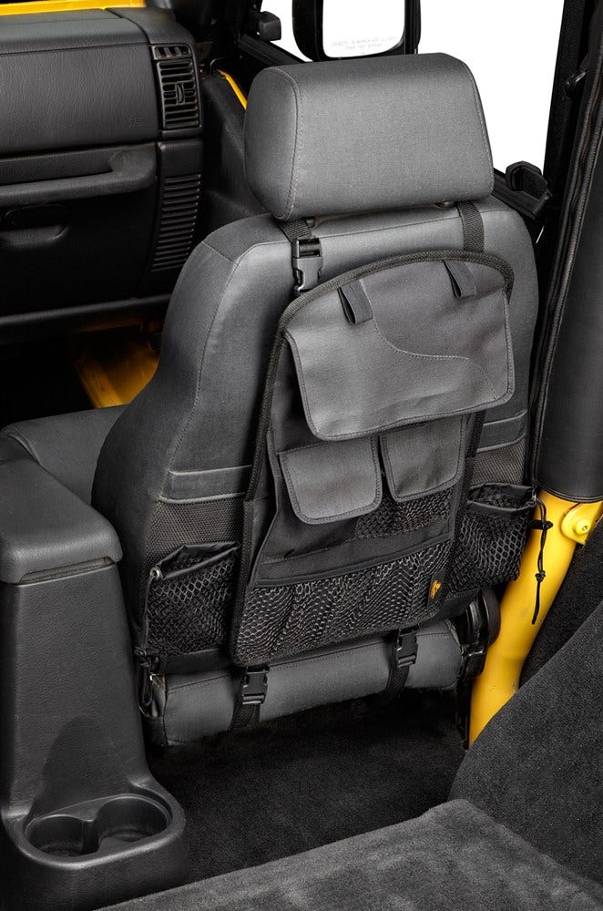 Bestop 5413235 Roughrider Seat Back Organizer For Jeep Wrangler   Cargo