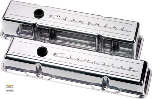 Valve Covers Small Block Short Chevrolet Polished Valve Covers Small Block Short