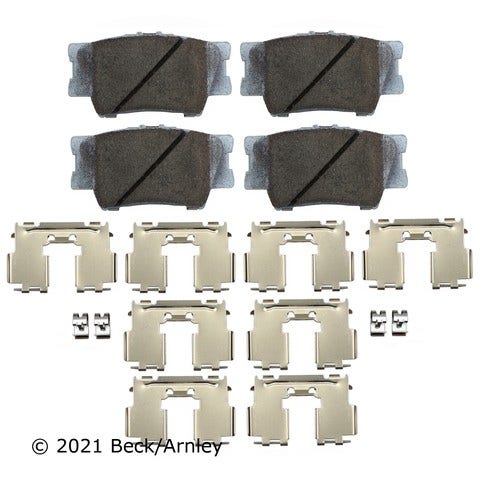 Beck/Arnley Disc Brake Pad Set P/N:085-6756  Disc Brake Pad Set P/N: