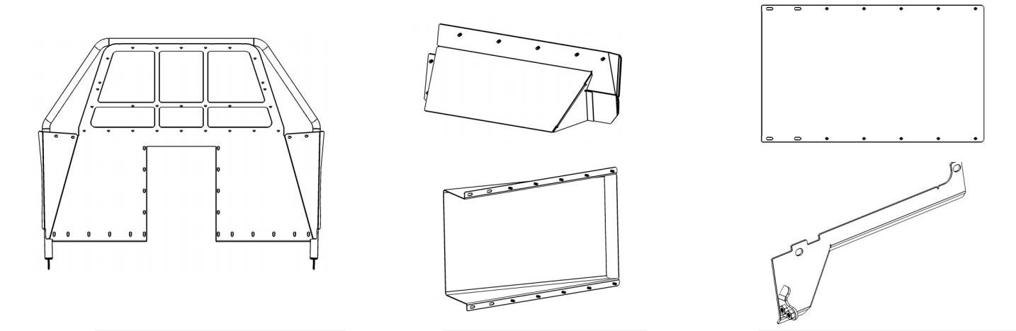 Westin Automotive 35-10035 Defender Series Rear Seat Partition Rear Seat