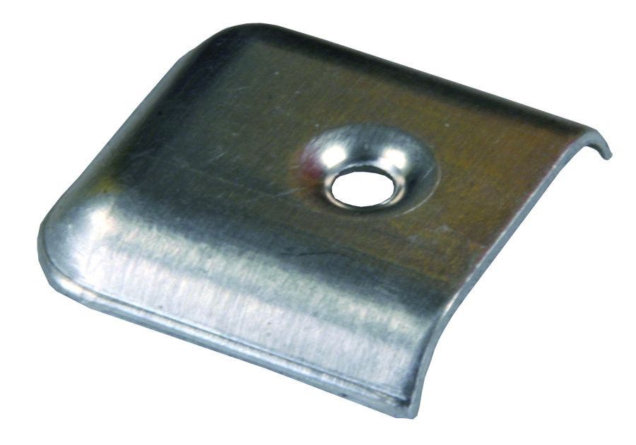 Jr Products 49675 Metal Vinyl End Cap, Pack Of 4 - Chrome   Side Molding End