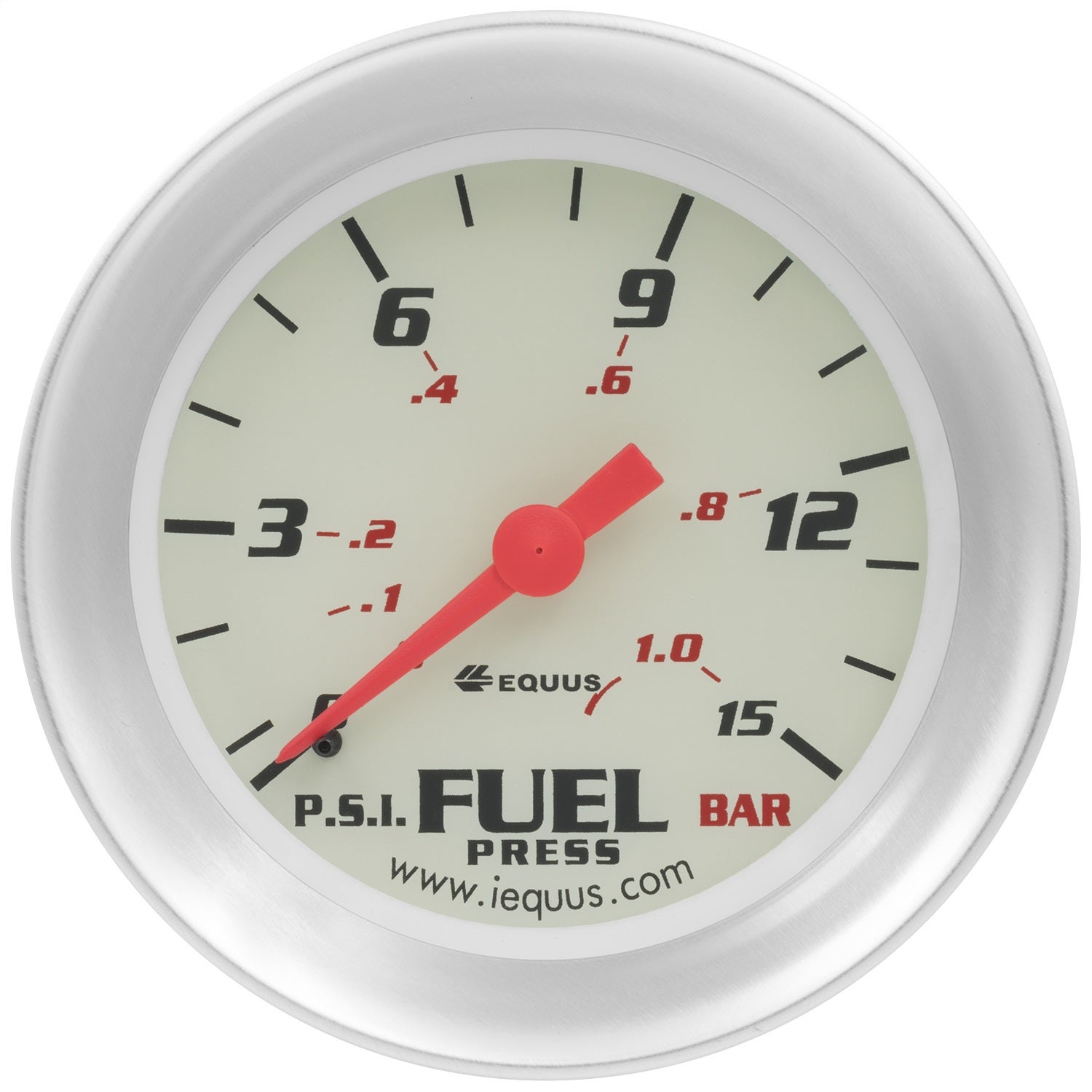 Equus E8434 8000 Series Fuel Pressure Gauge   8000 Series Fuel Pressure Gauge