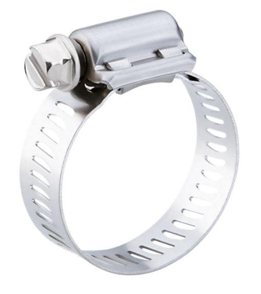 Breeze - 62010H Power-Seal Stainless Steel Hose Clamp, Worm-Drive, Sae Size 10,