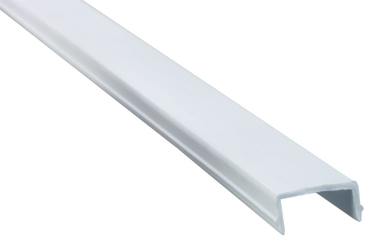 Jr Products 11371 White 8 Foot Elixir Style Screw Cover   Trim Molding; Type -