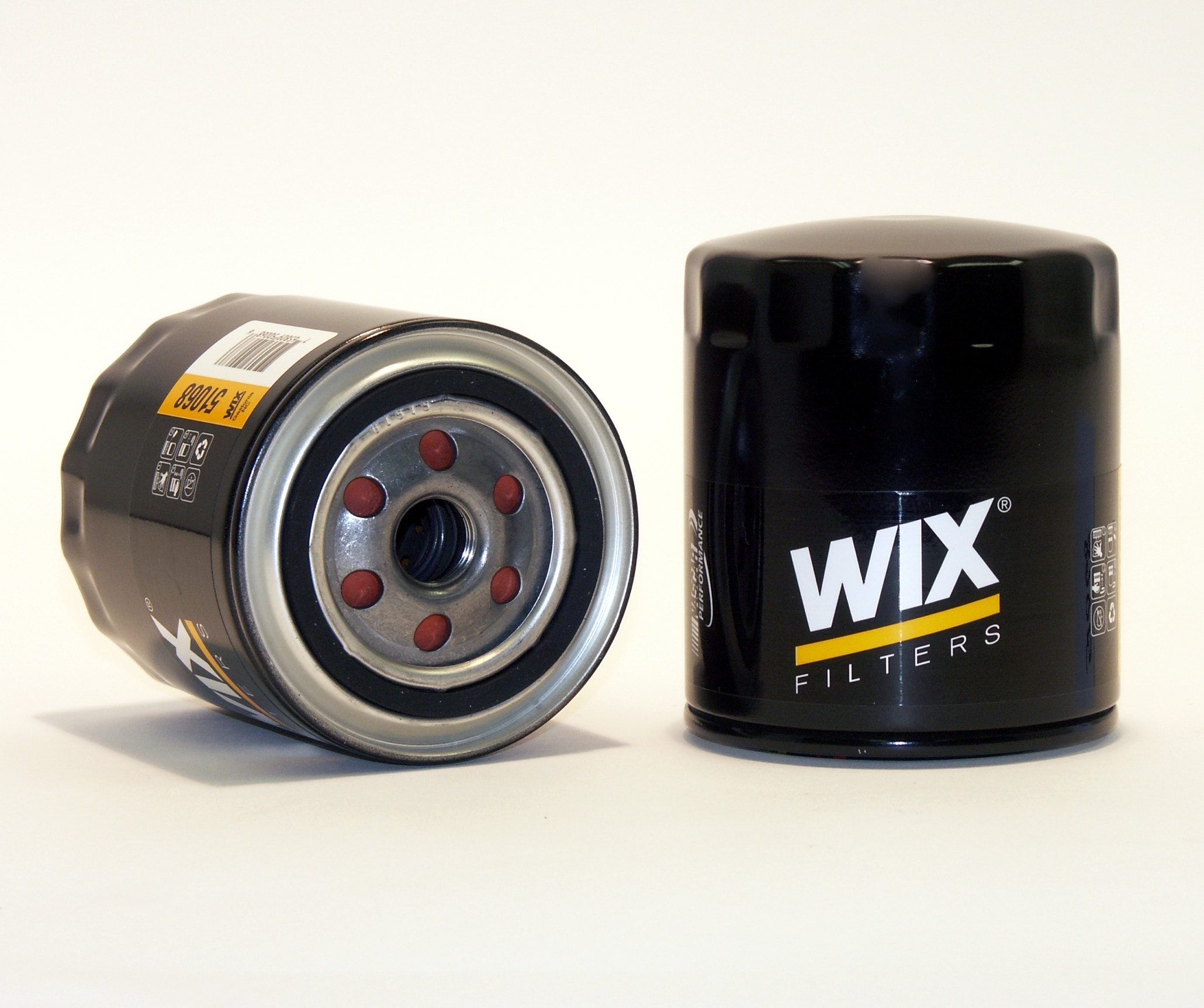 Wix Engine Oil Filter P/N:51068  Filters  Oil Filter; Type - Canister, Color -