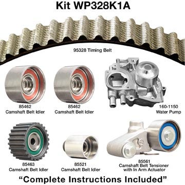 Dayco Engine Timing Belt Kit With Water Pump P/N:Wp328k1a  Engine Timing Belt