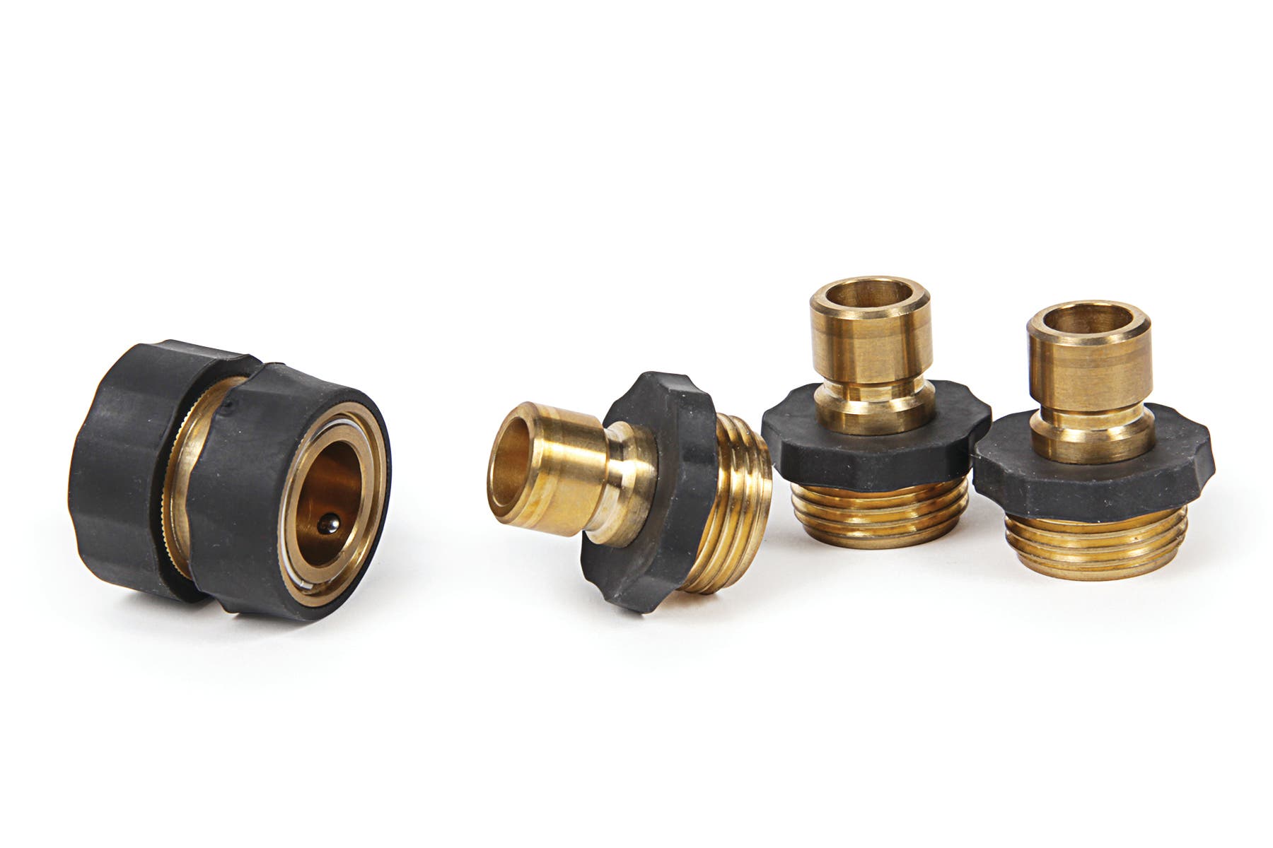 Camco 5/8" Brass And Steel Quick Hose Disconnect - Connect And Disconnect