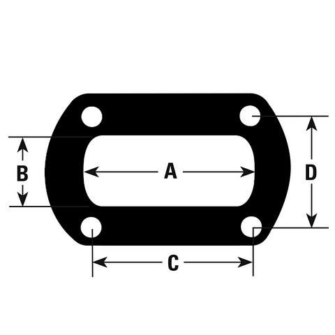 Ap Exhaust Exhaust Pipe Flange Gasket P/N:9245  Exhaust Pipe Flange Gasket P/N: