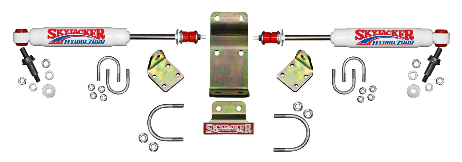 Skyjacker 7203 Steering Stabilizer Dual Kit Fits 07-18 Wrangler (Jk)