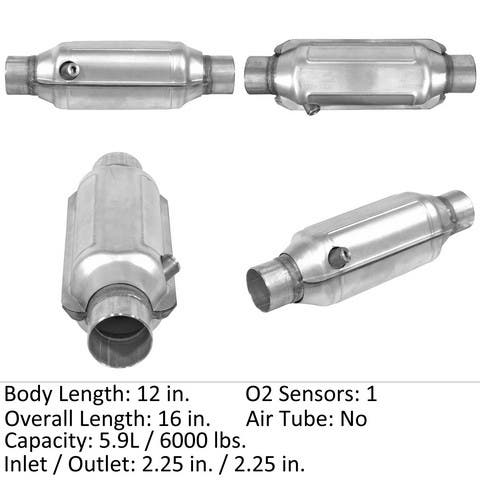 Eastern Catalytic Catalytic Converter-Universal P/N:92735  Catalytic