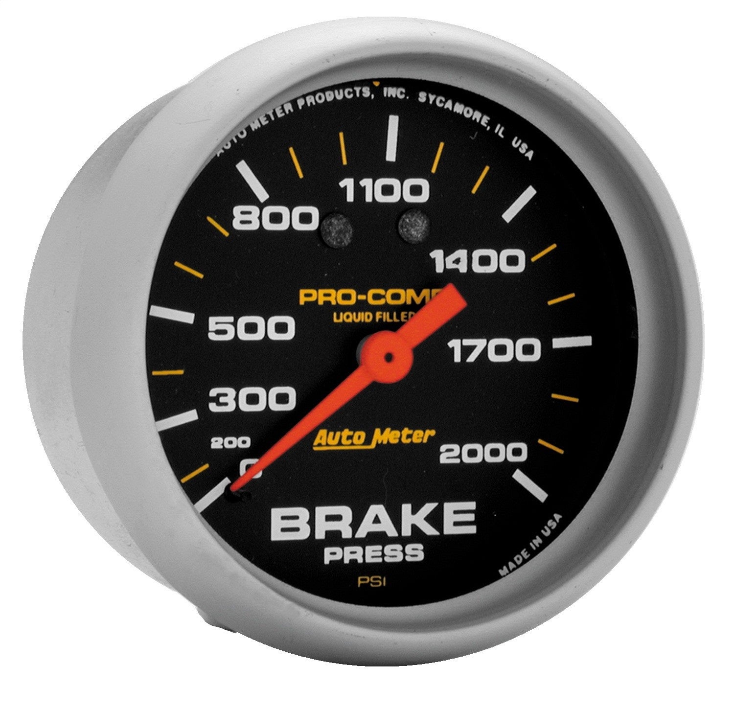 Autometer 5426 Pro-Comp Liquid-Filled Mechanical Brake Pressure Gauge   Pro-Comp