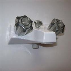 4' Ivory Tub/Shower Valve   Faucet; Recommended Use - Lavatory, Type - Single