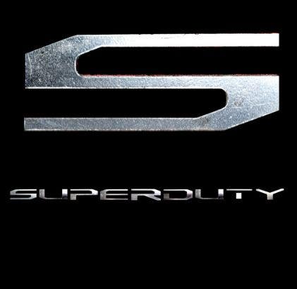 Recon 264381Chbk -"Super Duty" Black/Chrome Lettering Kit Recon  - Super Duty