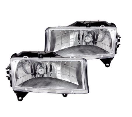 Anzo Usa 111021 Crystal Headlight Set Fits 97-04 Dakota Durango Anzo  Headlight