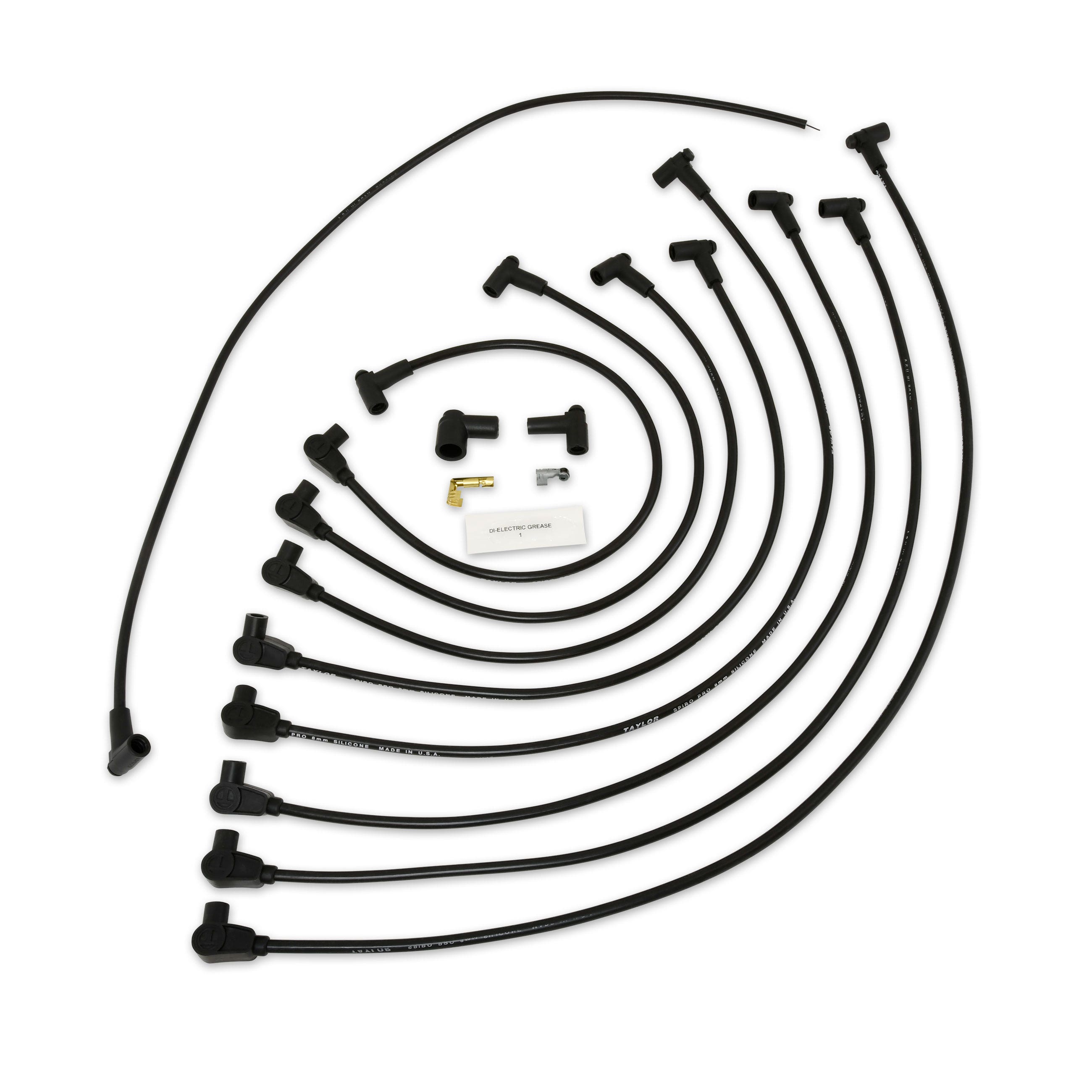Taylor Cable 76002 8Mm Spiro-Pro Ignition Wire Set   8Mm Spiro-Pro Ignition Wire