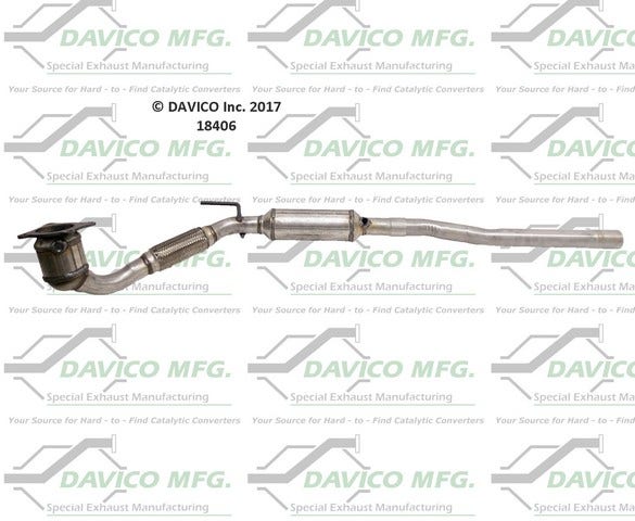 Davico Mfg Catalytic Converter P/N:18406  Catalytic Converter P/N: