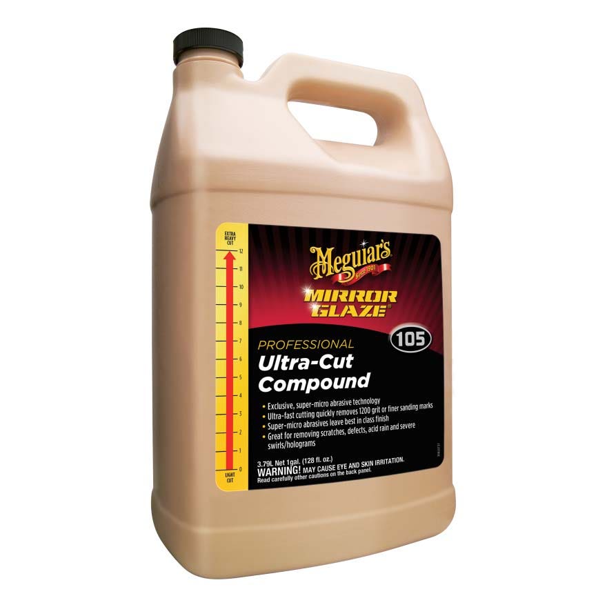 Meguiar's Mirror Glaze 105 Professional Ultra-Cut Compound 3.79L M10501 Meguiar