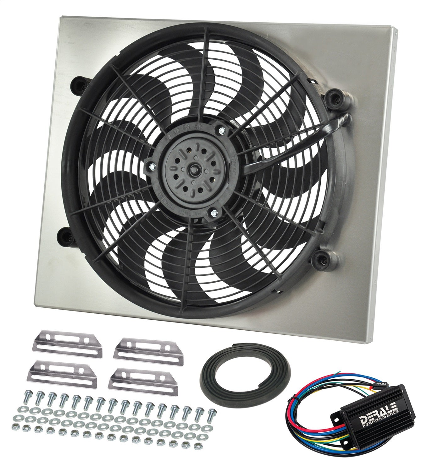 Derale 66822 Electric Radiator Fan Shroud Kit   Electric Radiator Fan Shroud Kit