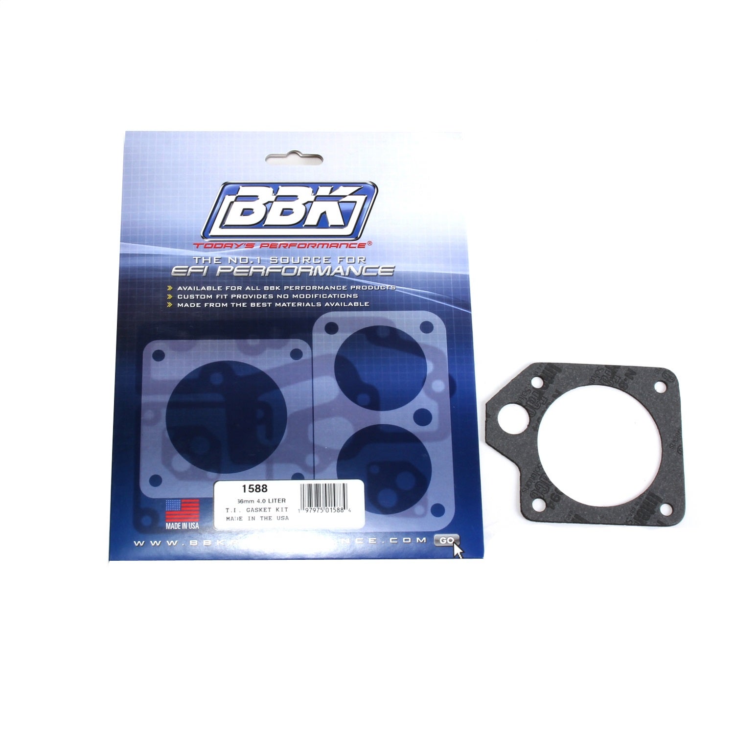 Bbk Performance 1588 Throttle Body Gasket Kit Bbk Performance  Throttle Body