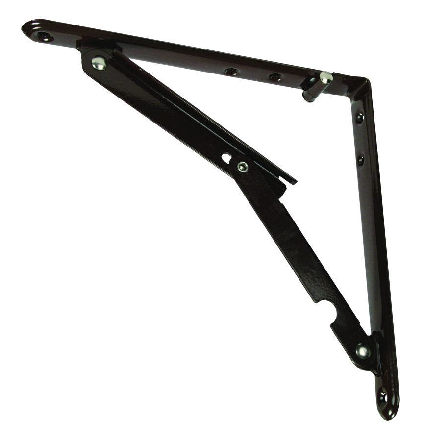 Jr Products 20735 Folding Shelf Bracket - Brown, 7.75" X 7.75" X 11.75"   Shelf