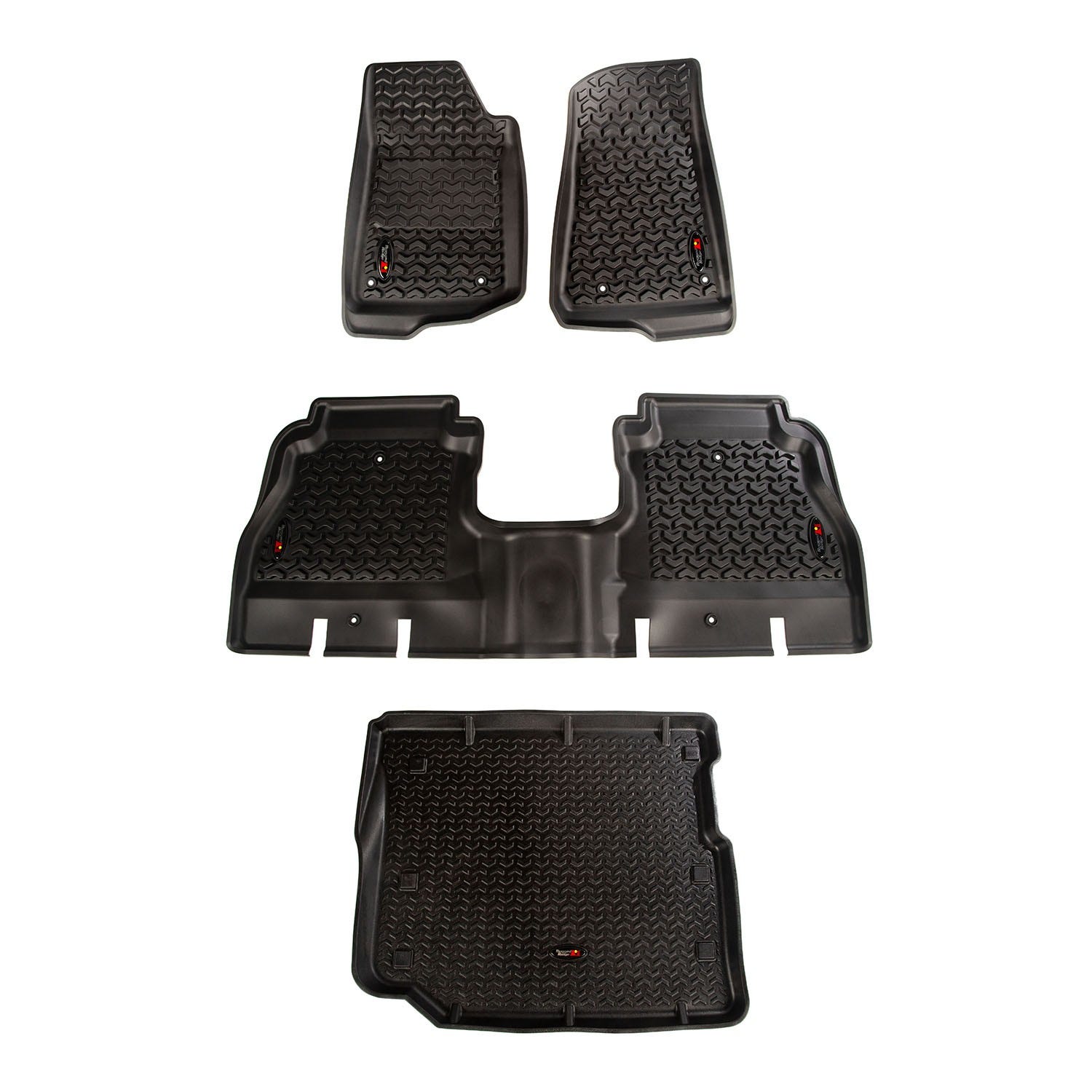Rugged Ridge 12988.05 Floor Liner Kit Fits 18-21 Wrangler (Jl)   Floor Liner Kit