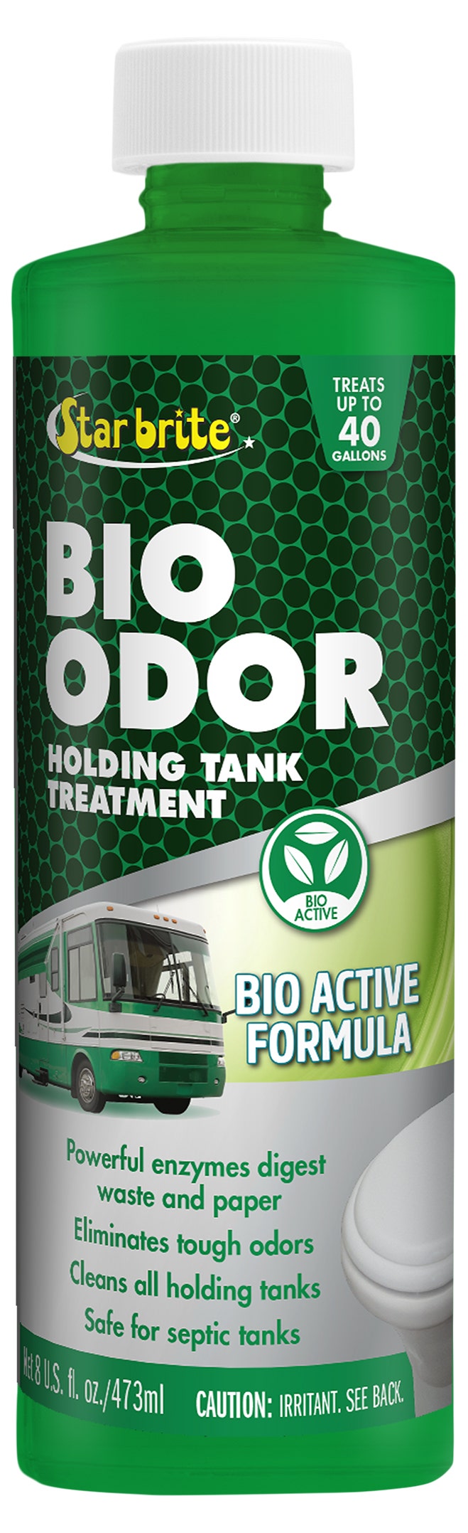 Star Brite Rv Bio Odor Enzyme Holding Tank Treatment 8Oz 4 Pack (075008)  Rv Bio
