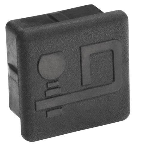 Draw-Tite 7010 Rubber Economy Receiver Tube Cover   Trailer Hitch Cover; Hitch
