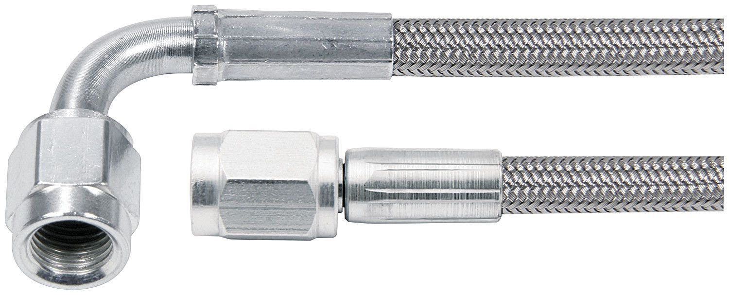 Allstar Performance All46304-24 24" #3 Braided Steel Lines With -3 Ends   24  #3