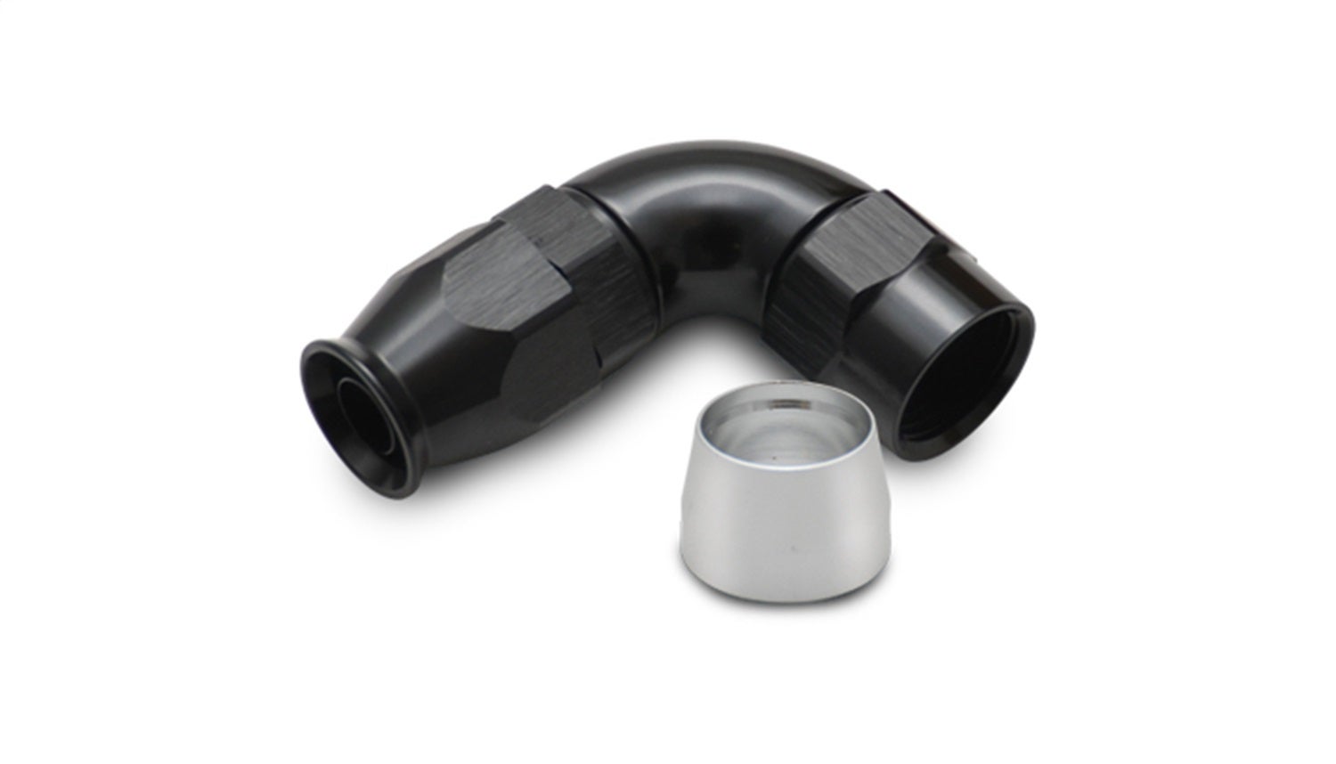 Vibrant Performance 28908 90 Degree Hose End Fitting   90 Degree Hose End