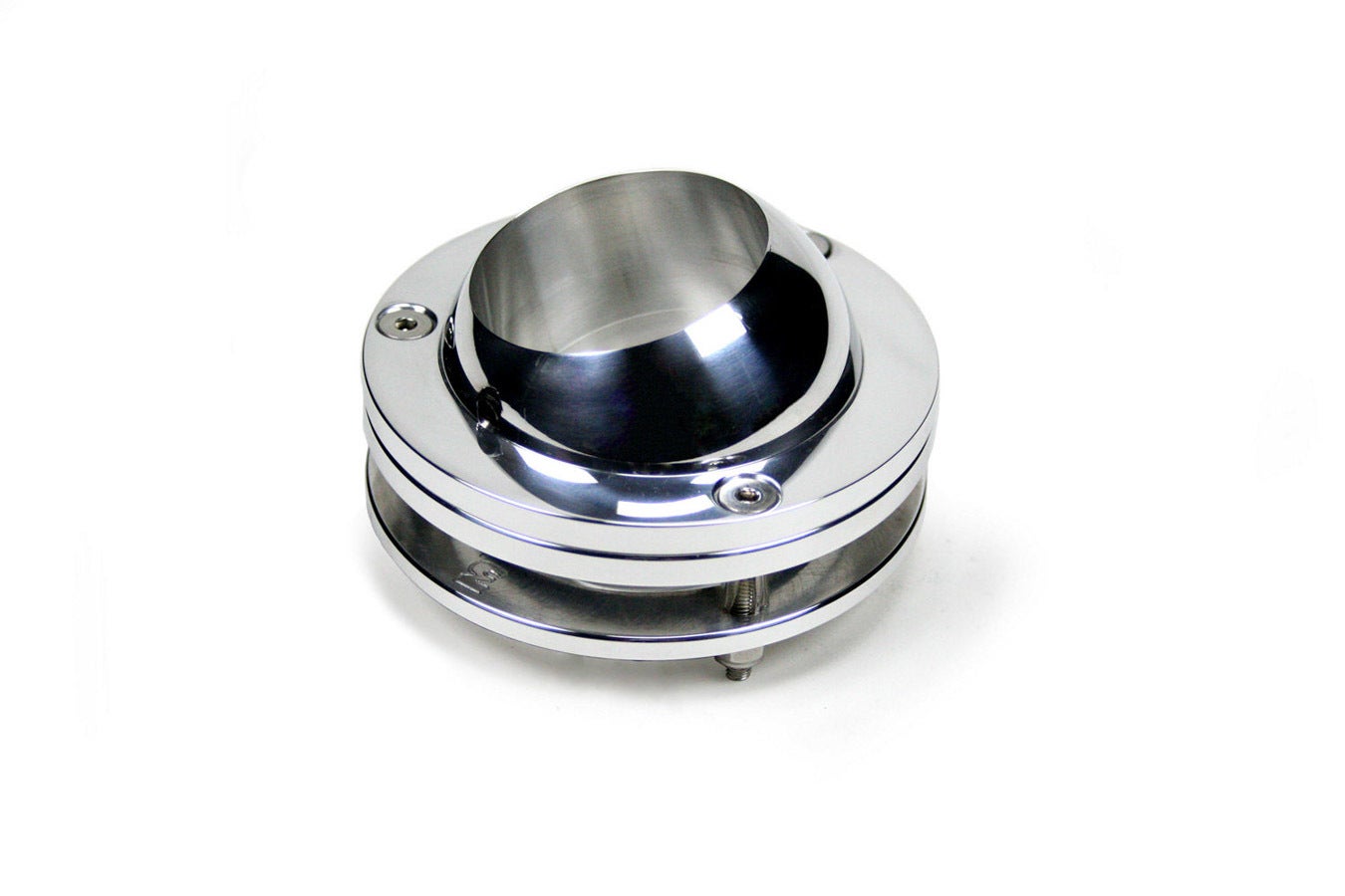 Ididit Steering 2401550040 2Γç¥ Polished Aluminum Chrome Swivel Ball Floor Mount