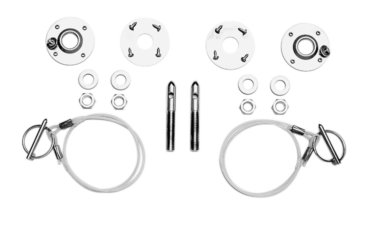 Ford Performance Parts M-16700-A Hood Latch Kit Ford Performance M-15266-F15rbar