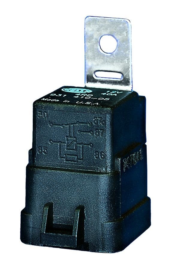 Hella H41410081 Weatherproof 20/40 Amp Spdt 280 Footprint Mini Relay With