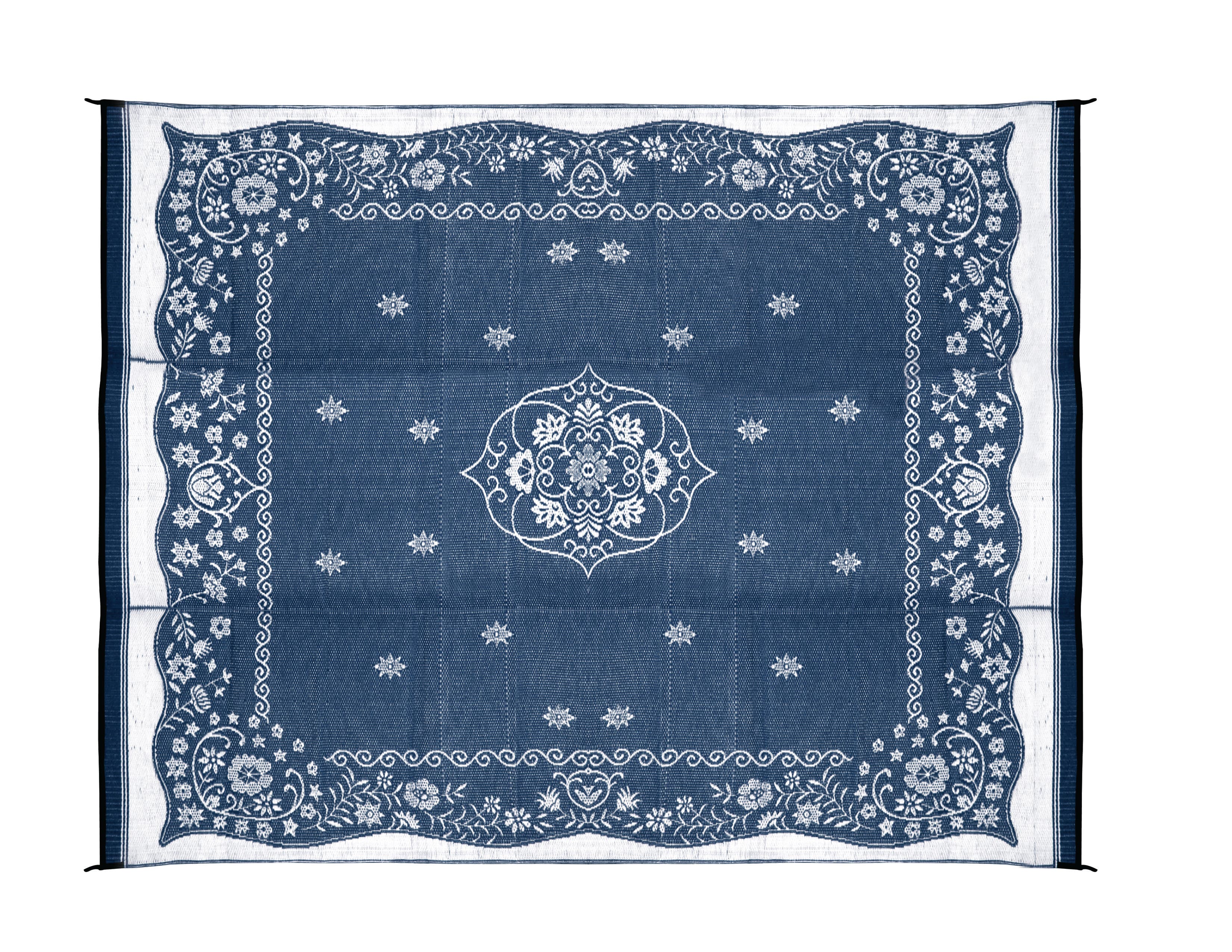 Camco 9'X12' Outdoor Mat-Blue O   Camping Mat; Length - 12 Feet, Width - 9 Feet,