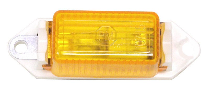 Pm V107wa Amber Mini Clearance Light Side Marker Light  Housing Color - No