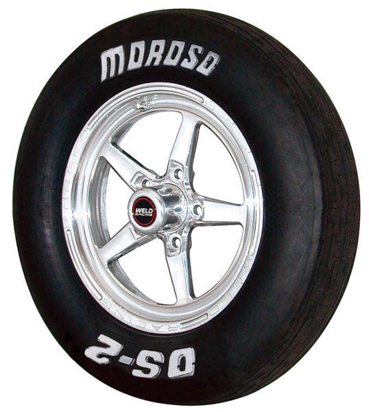 Moroso Ds-2 Front Drag Race Tire - 25.0 X 4.5R15  Performance  Tire Ds-2; Load