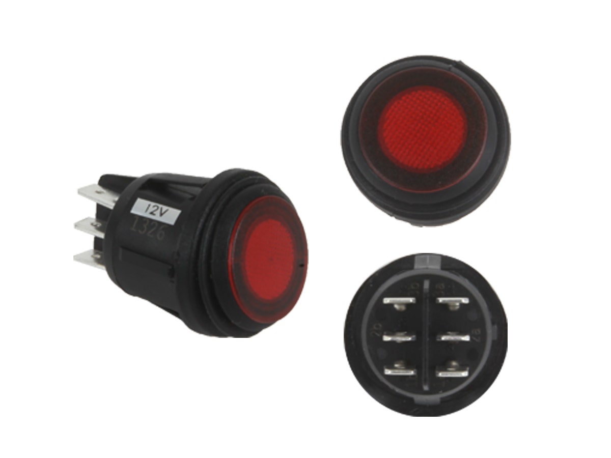 Rigid Industries 40181 Cherry Rocker Switch 3-Position Rigid Lighting  Multi