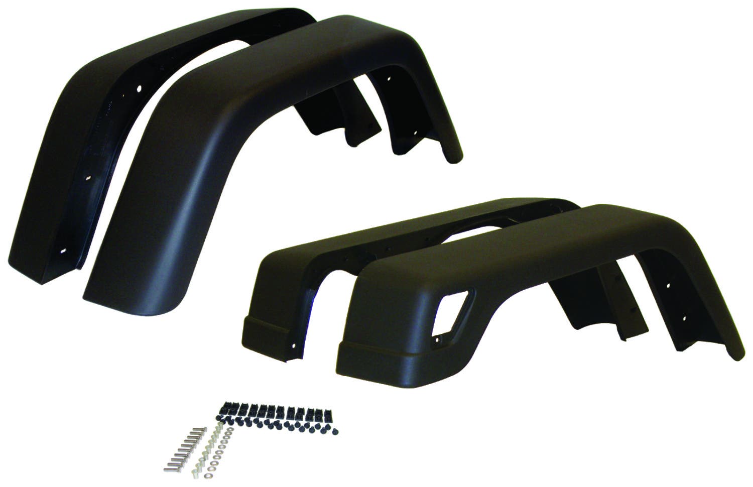 Crown Automotive 55254918K7 Fender Flare Kit Fits 97-06 Wrangler (Tj) Crown